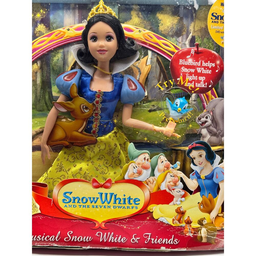 CIB Mattel Disney Princess Snow White Light Up Doll 2009